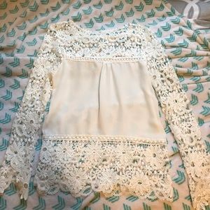 White Lace Blouse